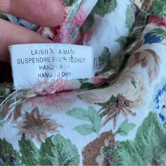 Vintage Jacob blouse button up floral rose shirt 100 % Viscose medium - Picture 3 of 6